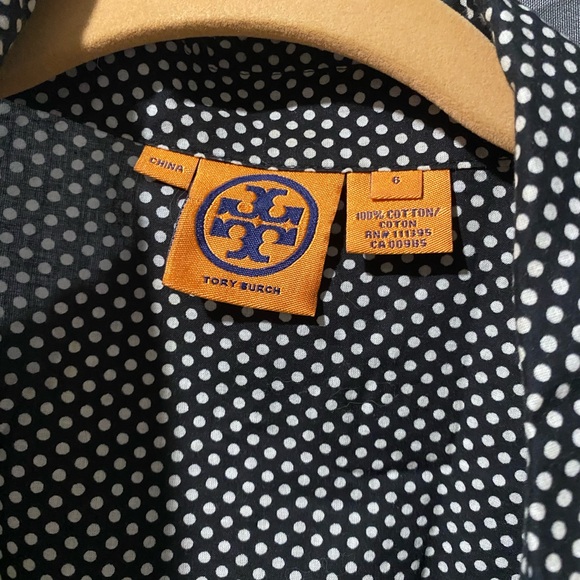 Black and White Polka Dot Women's Top - Picture 5 of 7